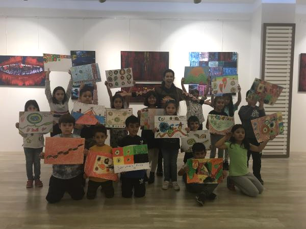 Çocukların Hayal Dünyası Ünlü Ressam Kandinsky'nin Eserleriyle Buluştu
