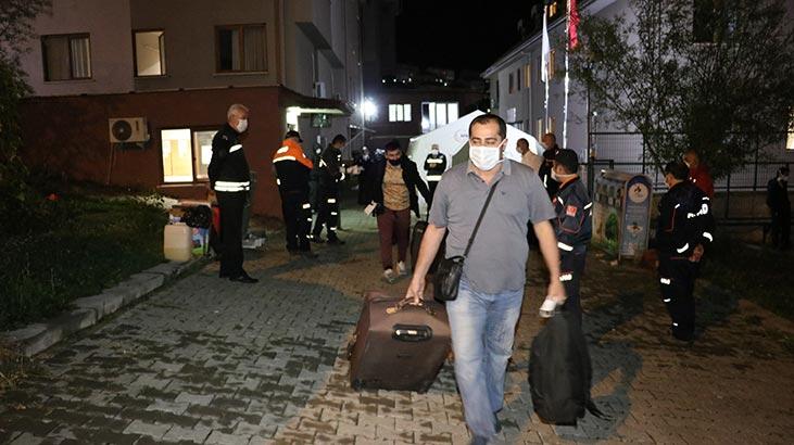 Denizli'de karantina süresi dolan 168 kişi evlerine uğurlandı