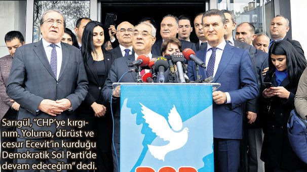 DSP genel merkezini ziyaret eden Mustafa Sarıgül: Yuvamda olmaktan mutluyum