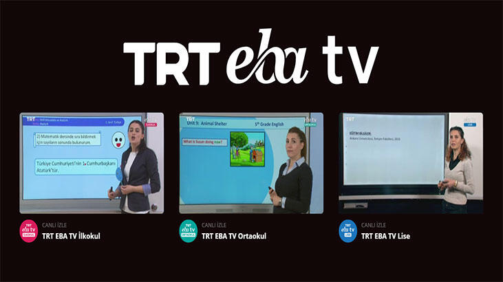 EBA TRT izle - 30 Nisan EBA ilkokul - ortaokul - lise ders programı