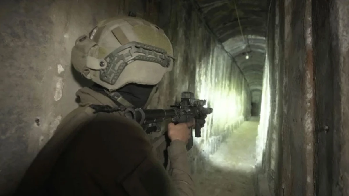 İsrail ordusu, gazetecileri Şifa Hastanesi'nin altında olduğu konuşulan tünellere indirdi! Karyoladan klimaya kadar her şey var