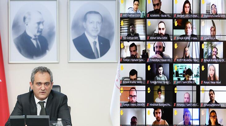 Milli Eğitim Bakanı Özer, MEB yurt dışı bursiyerleriyle buluştu
