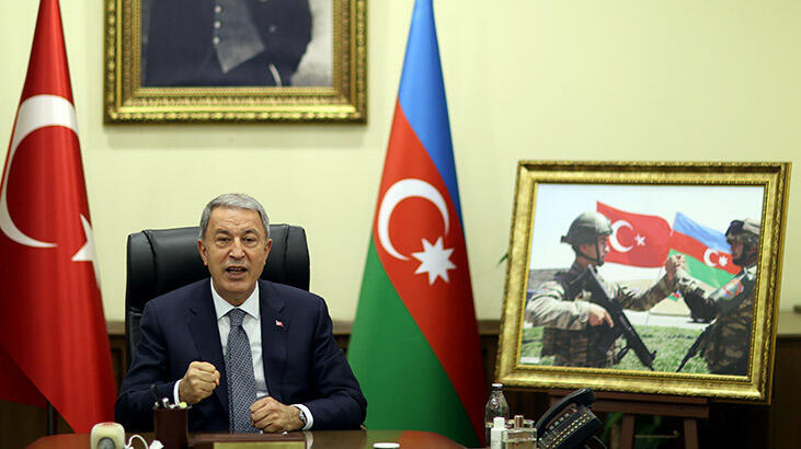 Milli Savunma Bakanı Akar, Azerbaycanlı mevkidaşı ile görüştü: Tarihe altın harflerle yazılacak