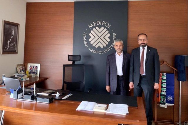 Rektör Şevli'den Rektör Aydın'a ziyaret