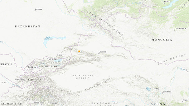Sincan Uygur Özerk Bölgesi'nde deprem
