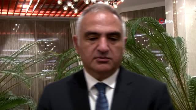 (RİZE)Kültür ve Turizm Bakanı Mehmet Nuri Ersoy: 