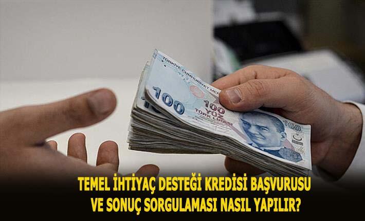 10 bin TL temel ihtiyaç desteği kredisi başvuru sorgulaması için tıkla! Ziraat Bankası, Vakıfbank ve Halkbank temel ihtiyaç desteği 6 ay ödemesiz kredi başvurusu ekranı...