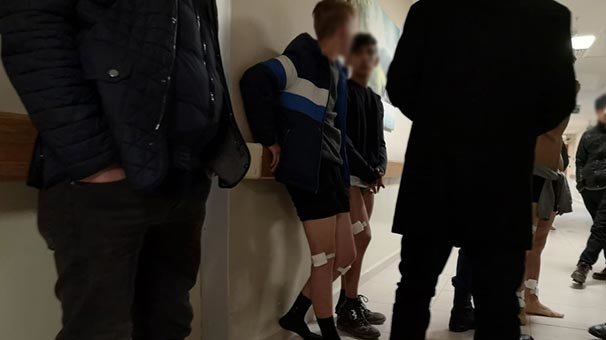 10 kişilik gruba av tüfeğiyle saldırdı