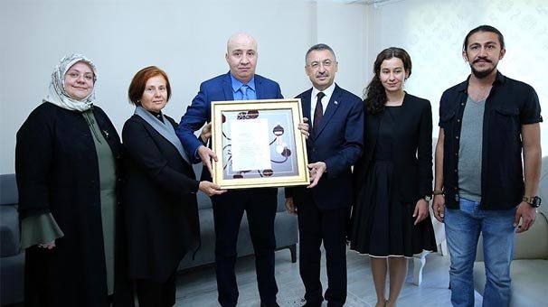 15 Temmuz Gazisi Aslan'a Devlet Övünç Madalyası