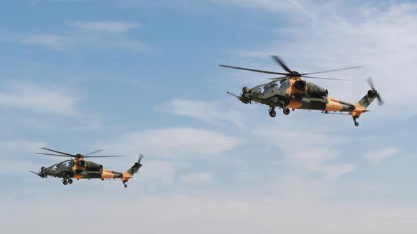 3 atak helikopteri daha TSK’ya teslim edildi