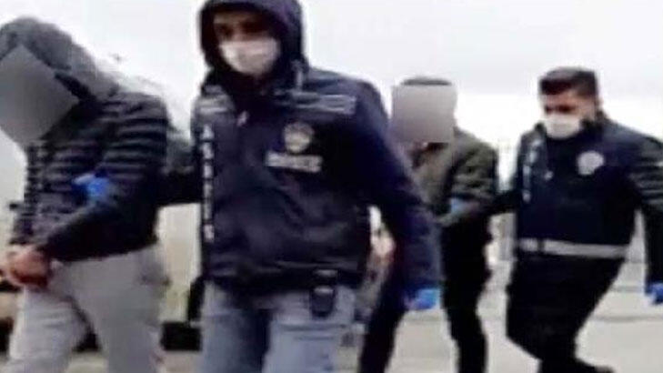 3 hırsız kameradan belirlenerek tutuklandı!