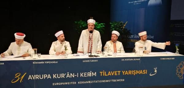 31'inci Avrupa Kur'an-ı Kerim Tilavet yarışması Almanya'da düzenlendi