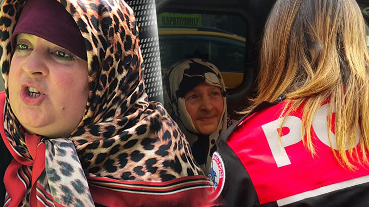 40 dakika boyunca polise direndiler! Anne ve kız kenti birbirine kattı