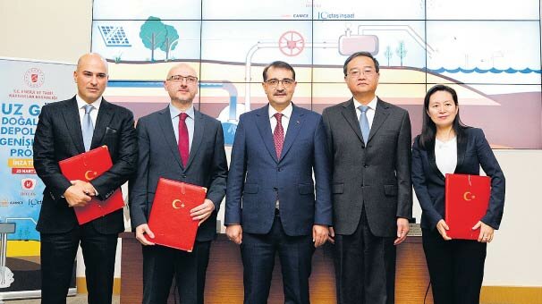5.4 milyar metreküp doğal gaz depolanacak