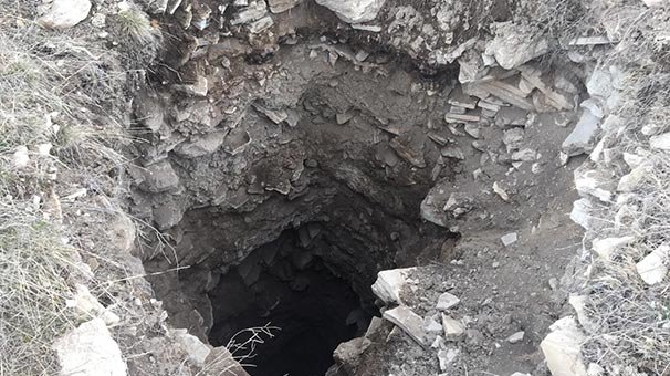 5 ayrı noktaya metrelerce kazmış! Suçüstü yakalandı