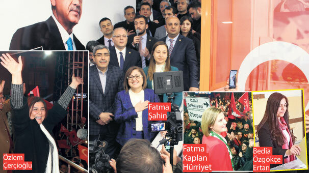 6 belediyede kadınların zaferi