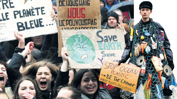 70 bin kişiden karşı yürüyüş