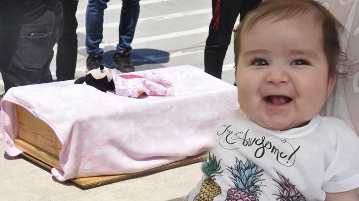 8 aylık Elif'e en acı veda! 1 metrelik tabutu elinde taşıdı
