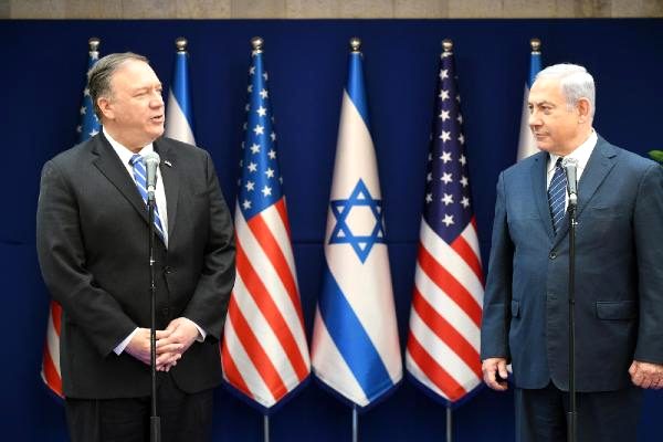 ABD Dışişleri Bakanı Pompeo, İsrail Başbakanı Binyamin Netanyahu ile görüştü
