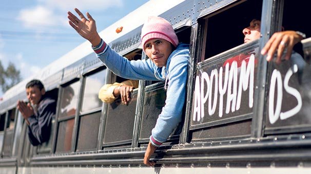 ABD-Meksika sınırından geriye dönüyorlar...