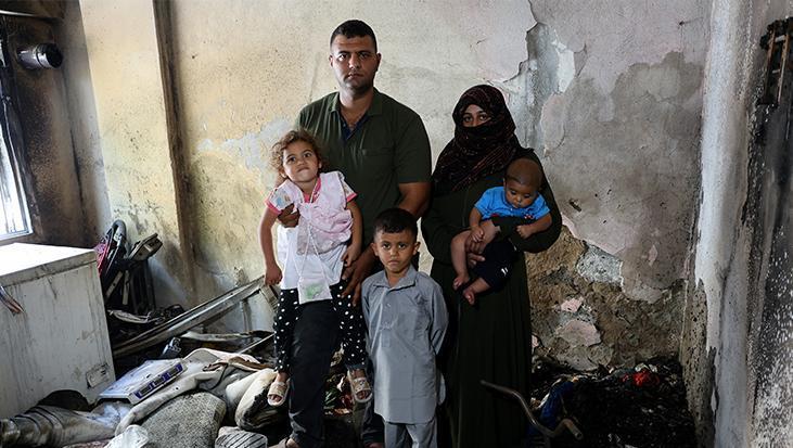 Adana'da kabus gecesi! 5 kişilik aile uykudayken evi ateşe verdiler