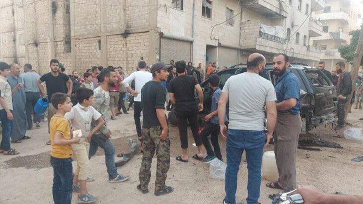 Afrin'de teröristlerden hain saldırı! 5 çocuk yaralandı