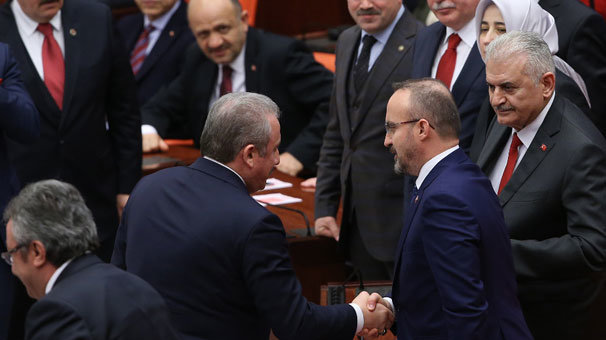 AK Parti'den Bahçeli'ye Şentop teşekkürü