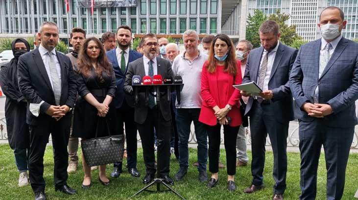 AK Parti'den İBB önünde açıklama