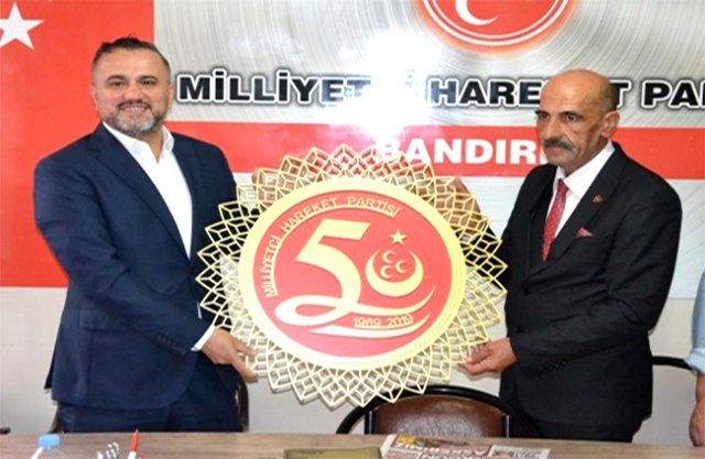 AK Parti'den MHP'ye 50'nci yıl ziyareti