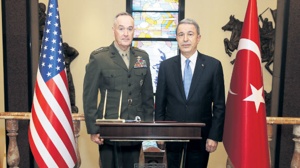 Akar’dan Dunford’a dört net mesaj