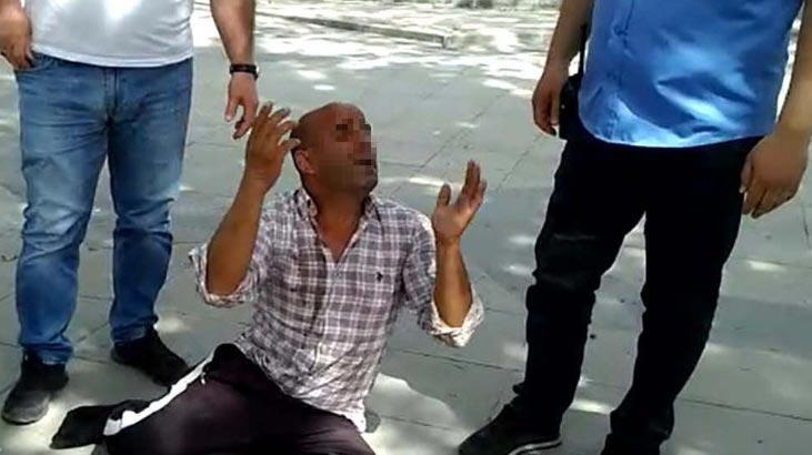Alkollü şahış, polise zor anlar yaşattı