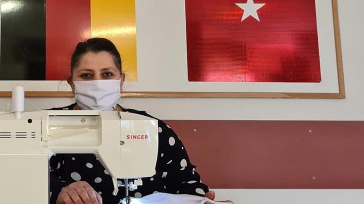 Almanya'da Türkler corona virüs için maske dikip ücretsiz dağıtıyor