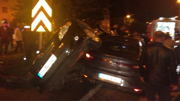 Amasya’da trafik kazası