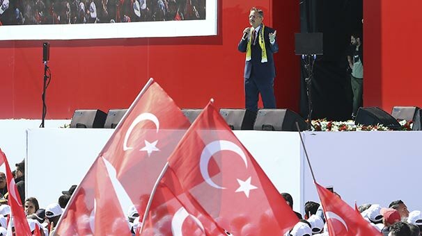 Ankara mitinginde konuşan Özhaseki: Buradan ilan ediyorum