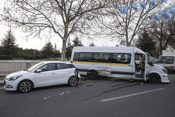 Ankara'da kaza! Yaralılar var