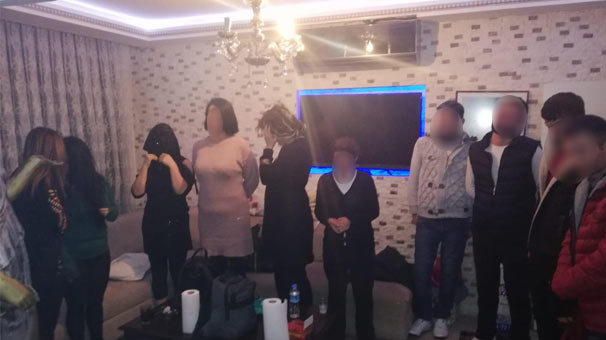 Ankara'da masaj salonuna fuhuş baskını!