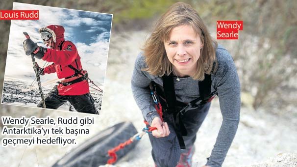 Antarktika’yı geçen ilk kadın olmak istiyor