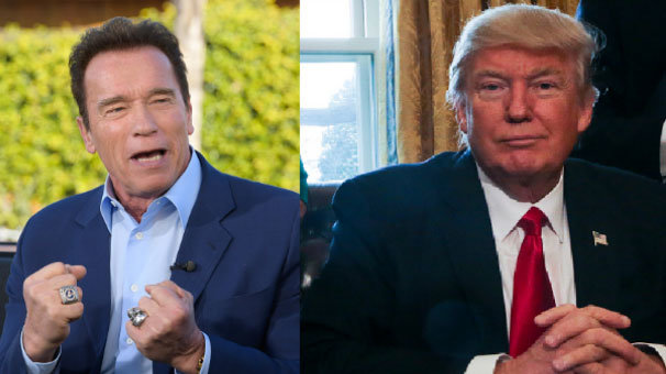 Arnold Schwarzenegger, Trump için 'çatlak' tabirini kullandı