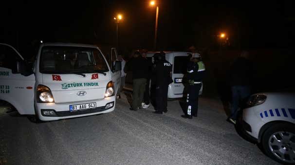 Asayiş Şube Müdürü fark edince... Düzce'de hareketli gece