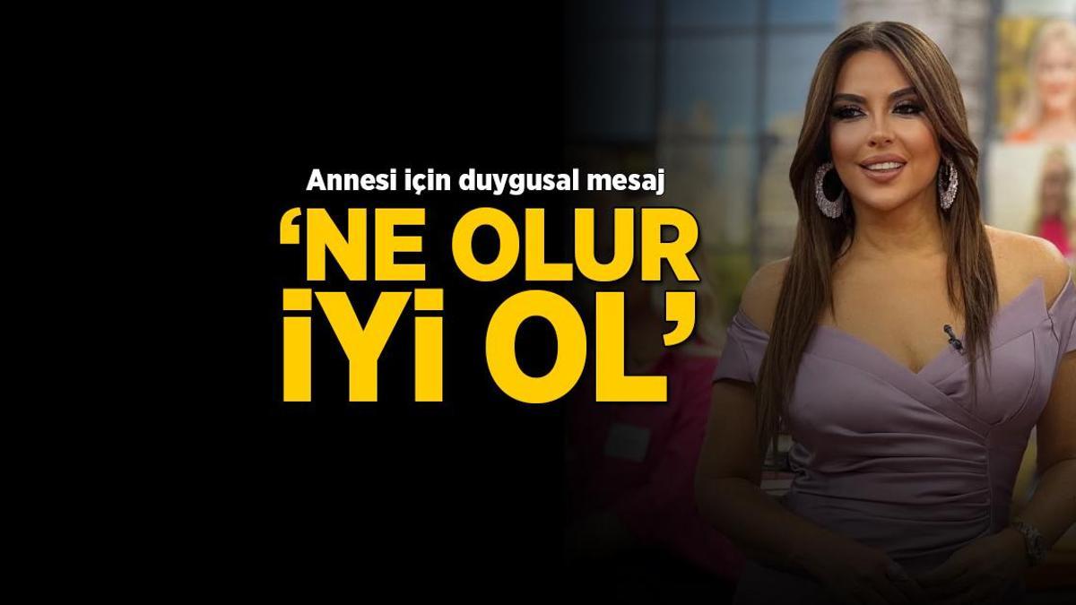 Aslı Hünel'den duygusal paylaşım! 'Hadi annem ne olur iyi ol'