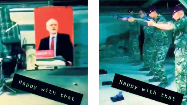 Atış taliminde Corbyn’i vurdular!