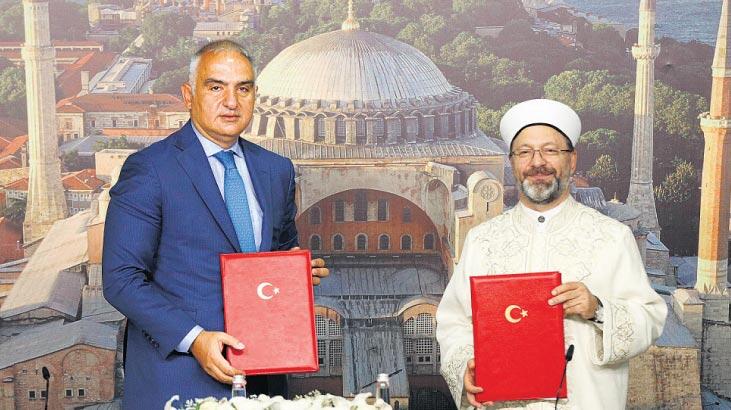 Ayasofya eserleri tapu binasında sergilenecek