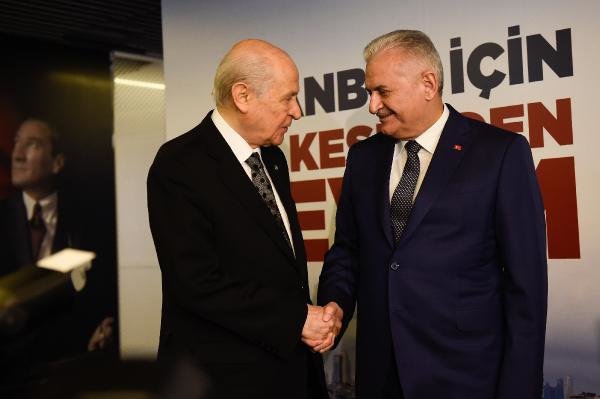 Bahçeli'den Yıldırım'a destek ziyareti! Görüşme sonrası flaş açıklamalar