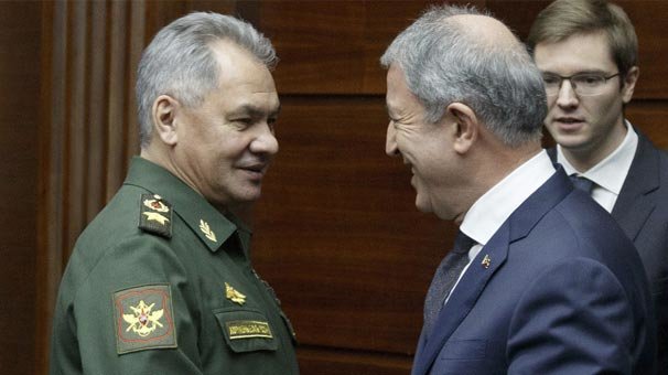 Bakan Akar, Rus mevkidaşıyla görüştü