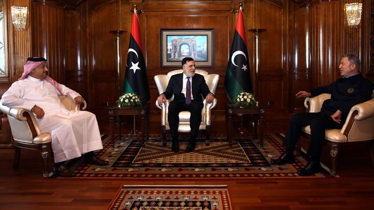 Bakan Akar'dan Libya'da kritik görüşmeler