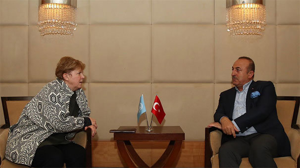 Bakan Çavuşoğlu'ndan kritik görüşme