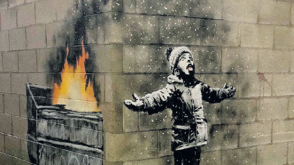 Banksy resmine 100 bin sterlin