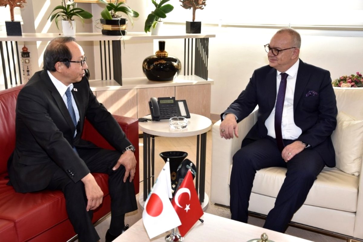 Başkan Ergün, Japonya İstanbul Başkonsolosunu ağırladı