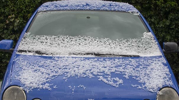 Başkentte dolu ve sağanak etkili oldu