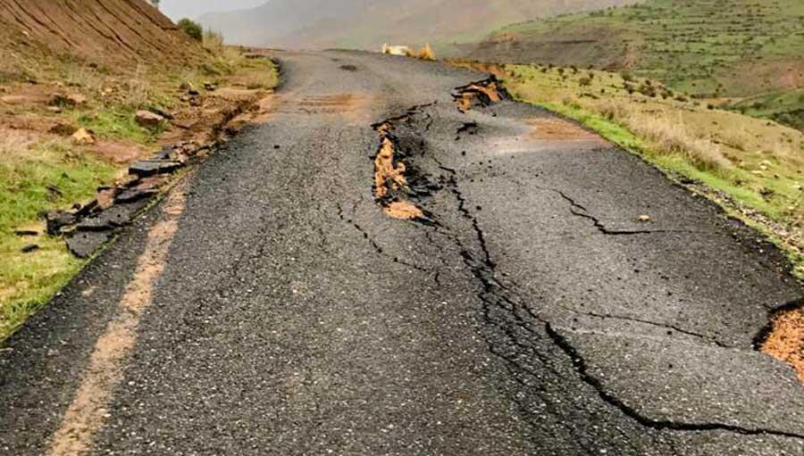 Batman'da sağanak heyelan getirdi